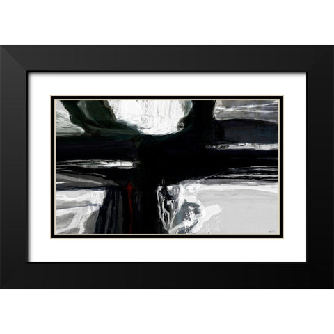 Sculpture II Black Modern Wood Framed Art Print with Double Matting by Tienhaara, Michael
