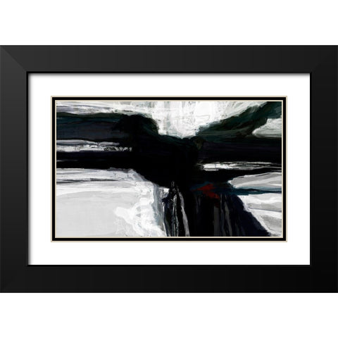 Sculpture III Black Modern Wood Framed Art Print with Double Matting by Tienhaara, Michael