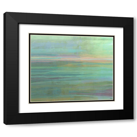 Passive II Black Modern Wood Framed Art Print with Double Matting by Tienhaara, Michael