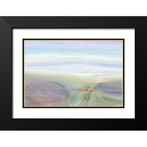 Transformative I Black Modern Wood Framed Art Print with Double Matting by Tienhaara, Michael