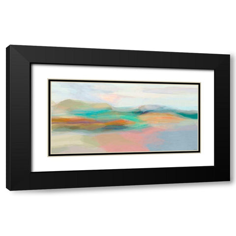 Stratum I Black Modern Wood Framed Art Print with Double Matting by Tienhaara, Michael