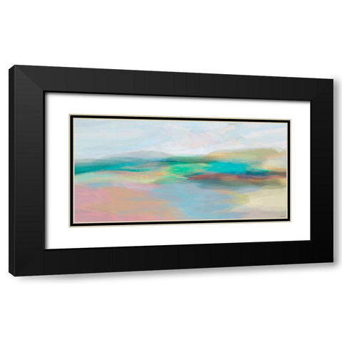 Stratum II Black Modern Wood Framed Art Print with Double Matting by Tienhaara, Michael