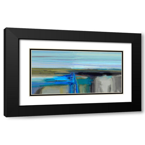 Perpetual Variation I Black Modern Wood Framed Art Print with Double Matting by Tienhaara, Michael