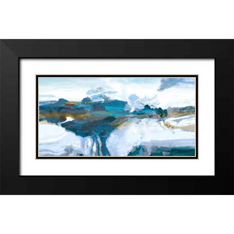 Manifestations II Black Modern Wood Framed Art Print with Double Matting by Tienhaara, Michael