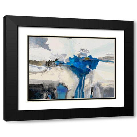 Vigor II Black Modern Wood Framed Art Print with Double Matting by Tienhaara, Michael