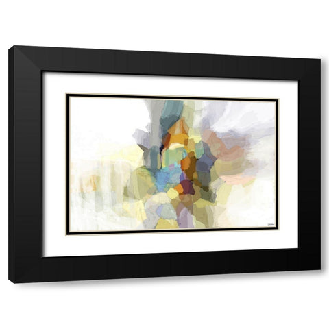 Evolve II Black Modern Wood Framed Art Print with Double Matting by Tienhaara, Michael