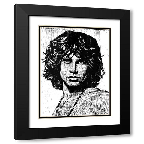 Jim Black Modern Wood Framed Art Print with Double Matting by Shigley, Neil