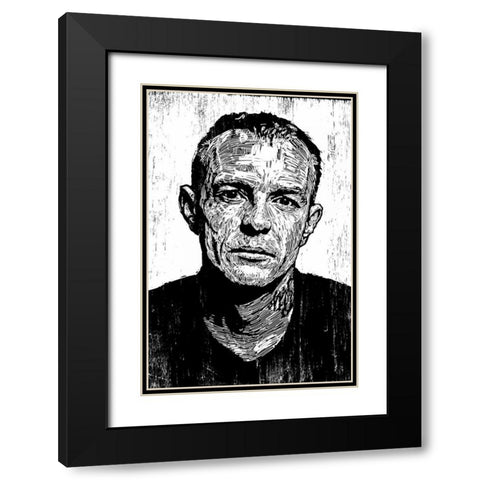 Dead Mus5 Black Modern Wood Framed Art Print with Double Matting by Shigley, Neil
