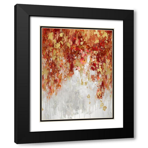 Cascading Fall I Black Modern Wood Framed Art Print with Double Matting by Robbins, Nikki