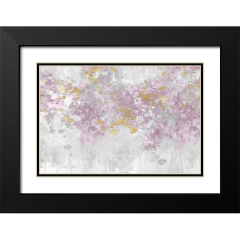 Charmed Blush Black Modern Wood Framed Art Print with Double Matting by Robbins, Nikki