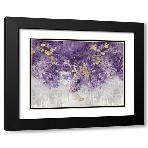 Charmed Purple Black Modern Wood Framed Art Print with Double Matting by Robbins, Nikki