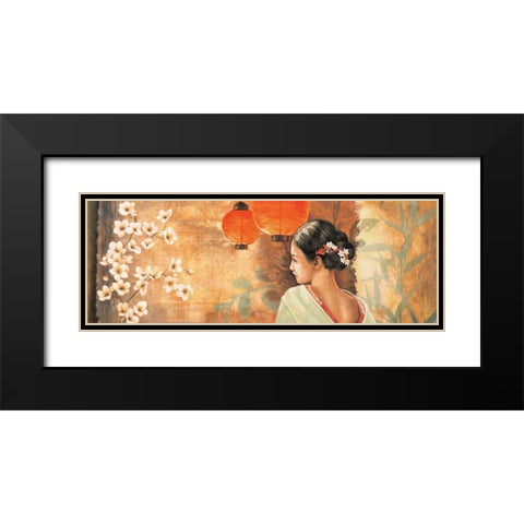Precious Moment Black Modern Wood Framed Art Print with Double Matting by Martinay, Nicole