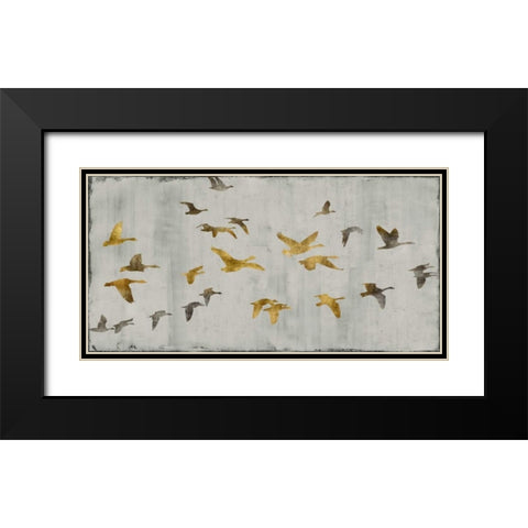 In Flight Black Modern Wood Framed Art Print with Double Matting by Spencer, Nick