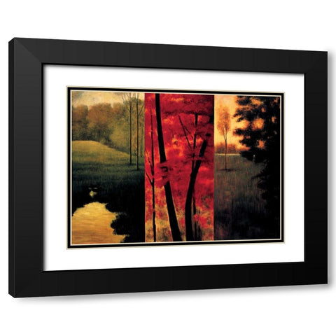 Point of View II Black Modern Wood Framed Art Print with Double Matting by Thomas, Neil