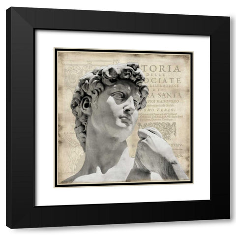 Renaissance II Black Modern Wood Framed Art Print with Double Matting by Jeffries, Oliver