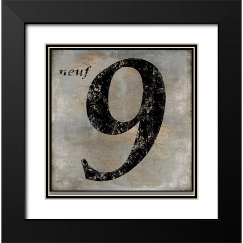 neuf Black Modern Wood Framed Art Print with Double Matting by Jeffries, Oliver