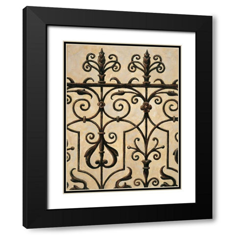 Gatekeeper II Black Modern Wood Framed Art Print with Double Matting by Segovia, Pablo
