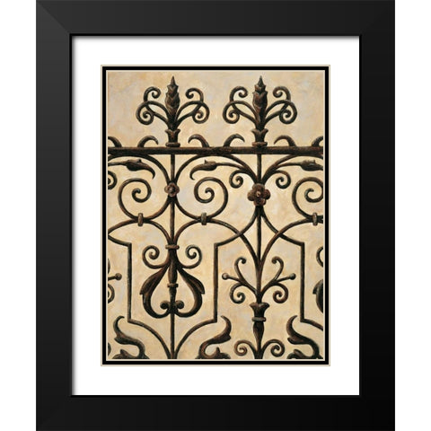 Gatekeeper II Black Modern Wood Framed Art Print with Double Matting by Segovia, Pablo