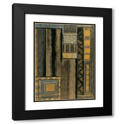 Hard Drive I Black Modern Wood Framed Art Print with Double Matting by Carelli, Patricia