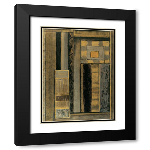 Hard Drive II Black Modern Wood Framed Art Print with Double Matting by Carelli, Patricia