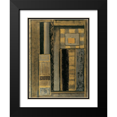 Hard Drive II Black Modern Wood Framed Art Print with Double Matting by Carelli, Patricia