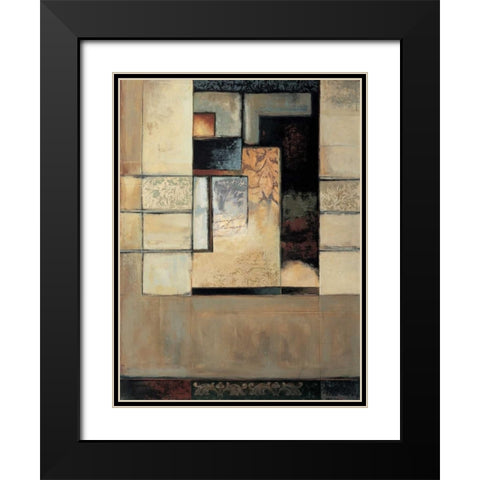 This Way I Black Modern Wood Framed Art Print with Double Matting by Sanderson, Paul