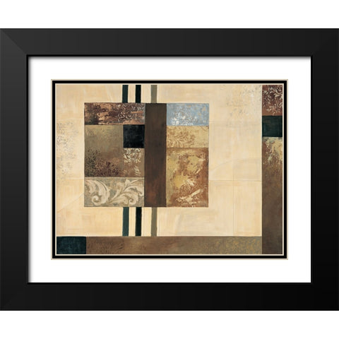 Advantage I Black Modern Wood Framed Art Print with Double Matting by Sanderson, Paul