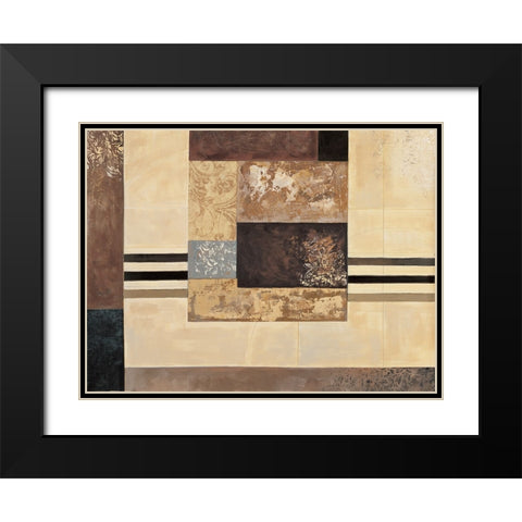 Advantage II Black Modern Wood Framed Art Print with Double Matting by Sanderson, Paul