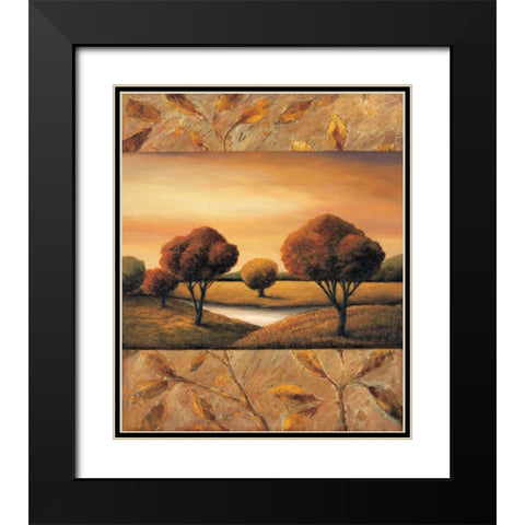 The Essence I Black Modern Wood Framed Art Print with Double Matting by Sullivan, Rachael
