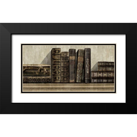 The Collection I Black Modern Wood Framed Art Print with Double Matting by Brennan, Russell