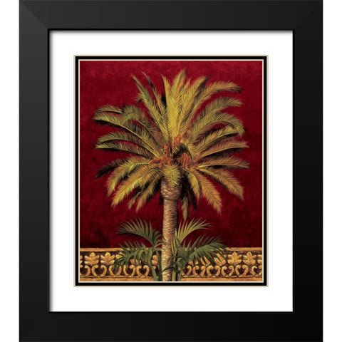 Canary Palm Black Modern Wood Framed Art Print with Double Matting by Jimenez, Rodolfo