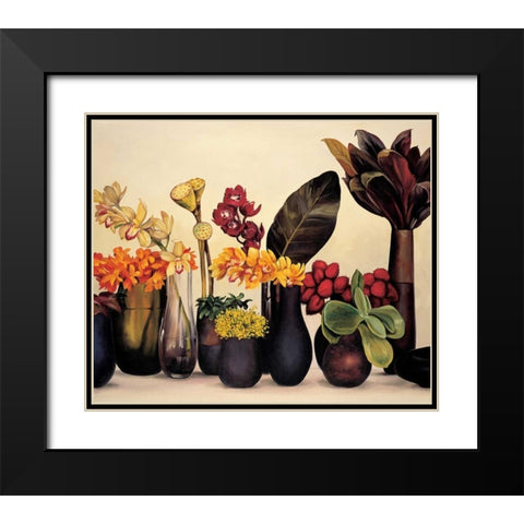 Freshly Cut II Black Modern Wood Framed Art Print with Double Matting by Jimenez, Rodolfo