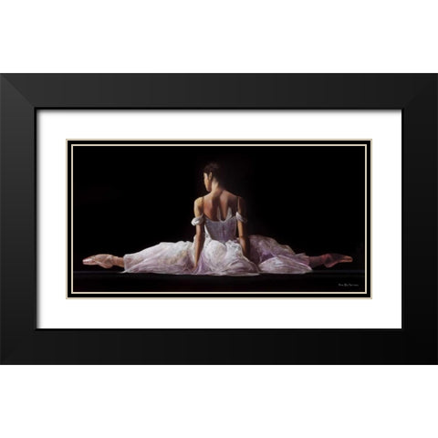 Leg Strecth Black Modern Wood Framed Art Print with Double Matting by Di Scenza, Ron