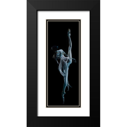 Night Shadow Black Modern Wood Framed Art Print with Double Matting by Di Scenza, Ron