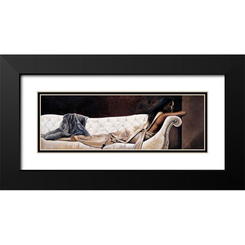Midnight Reverie Black Modern Wood Framed Art Print with Double Matting by Di Scenza, Ron
