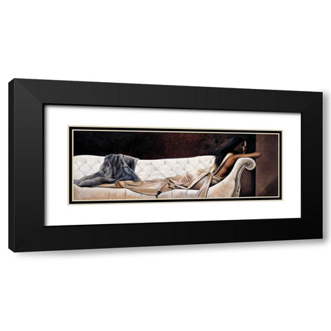 Midnight Reverie Black Modern Wood Framed Art Print with Double Matting by Di Scenza, Ron