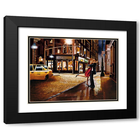 At Last Black Modern Wood Framed Art Print with Double Matting by Di Scenza, Ron