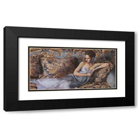 The Duchess Black Modern Wood Framed Art Print with Double Matting by Di Scenza, Ron