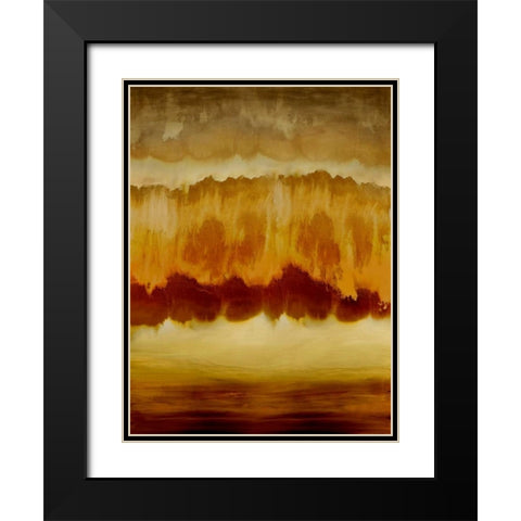 Animate II Black Modern Wood Framed Art Print with Double Matting by Springer, Rachel