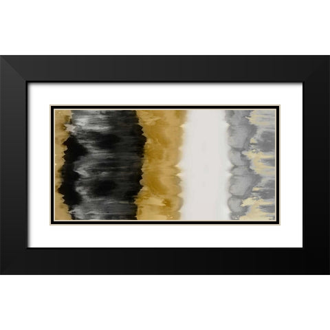 Resonate Black Modern Wood Framed Art Print with Double Matting by Springer, Rachel