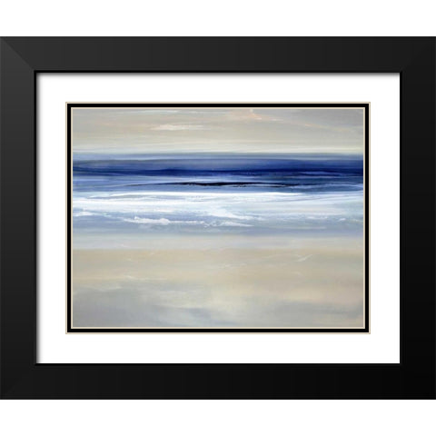 Buoyant I Black Modern Wood Framed Art Print with Double Matting by Springer, Rachel