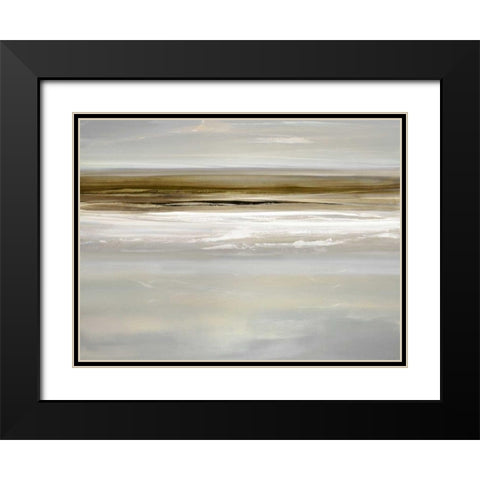 Buoyant II Black Modern Wood Framed Art Print with Double Matting by Springer, Rachel