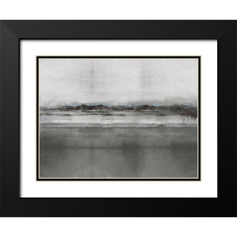 Perspective II Black Modern Wood Framed Art Print with Double Matting by Springer, Rachel