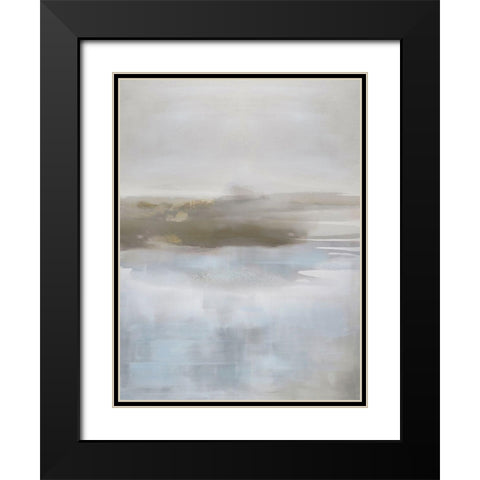 Pause in Neutral Black Modern Wood Framed Art Print with Double Matting by Springer, Rachel