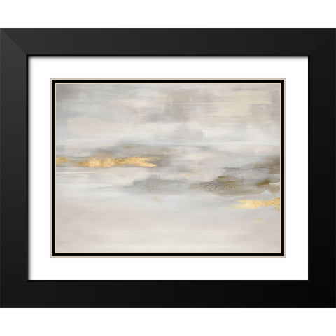 Ethereal in Neutral Black Modern Wood Framed Art Print with Double Matting by Springer, Rachel