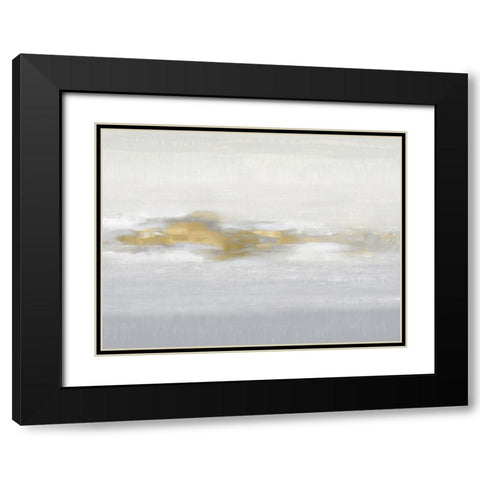 Ethereal with Gold I Black Modern Wood Framed Art Print with Double Matting by Springer, Rachel