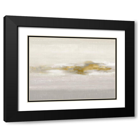 Ethereal with Gold II Black Modern Wood Framed Art Print with Double Matting by Springer, Rachel
