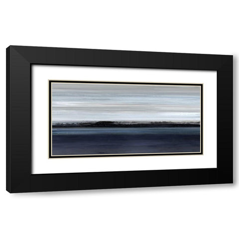 Midnight Light Black Modern Wood Framed Art Print with Double Matting by Springer, Rachel