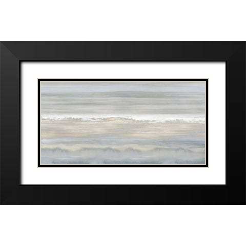 Arise Black Modern Wood Framed Art Print with Double Matting by Springer, Rachel