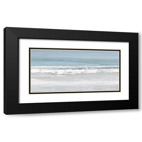 The Surf I Black Modern Wood Framed Art Print with Double Matting by Springer, Rachel